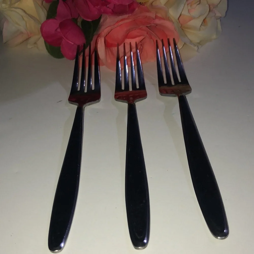 Easterling Stainless Japan RHINELAND Dinner forks set of three Replacements